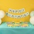 Гирлянда Флажки, Happy Birthday, Белый/Золото, Металлик, 500 см, 16*12 см